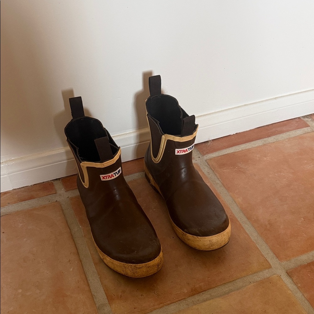 XTRATUF Brown Ankle Boots